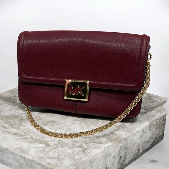 Michael Kors Burgundy Crossbody Bag NTOW - Picture 2 of 4